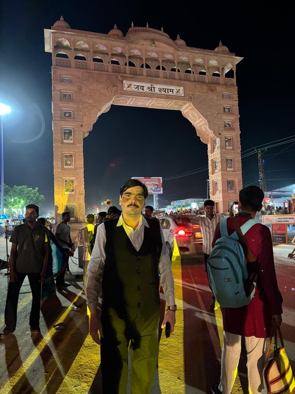 Arbind Kumar Srivastava at Jai Shree Shyam Heritage Gate