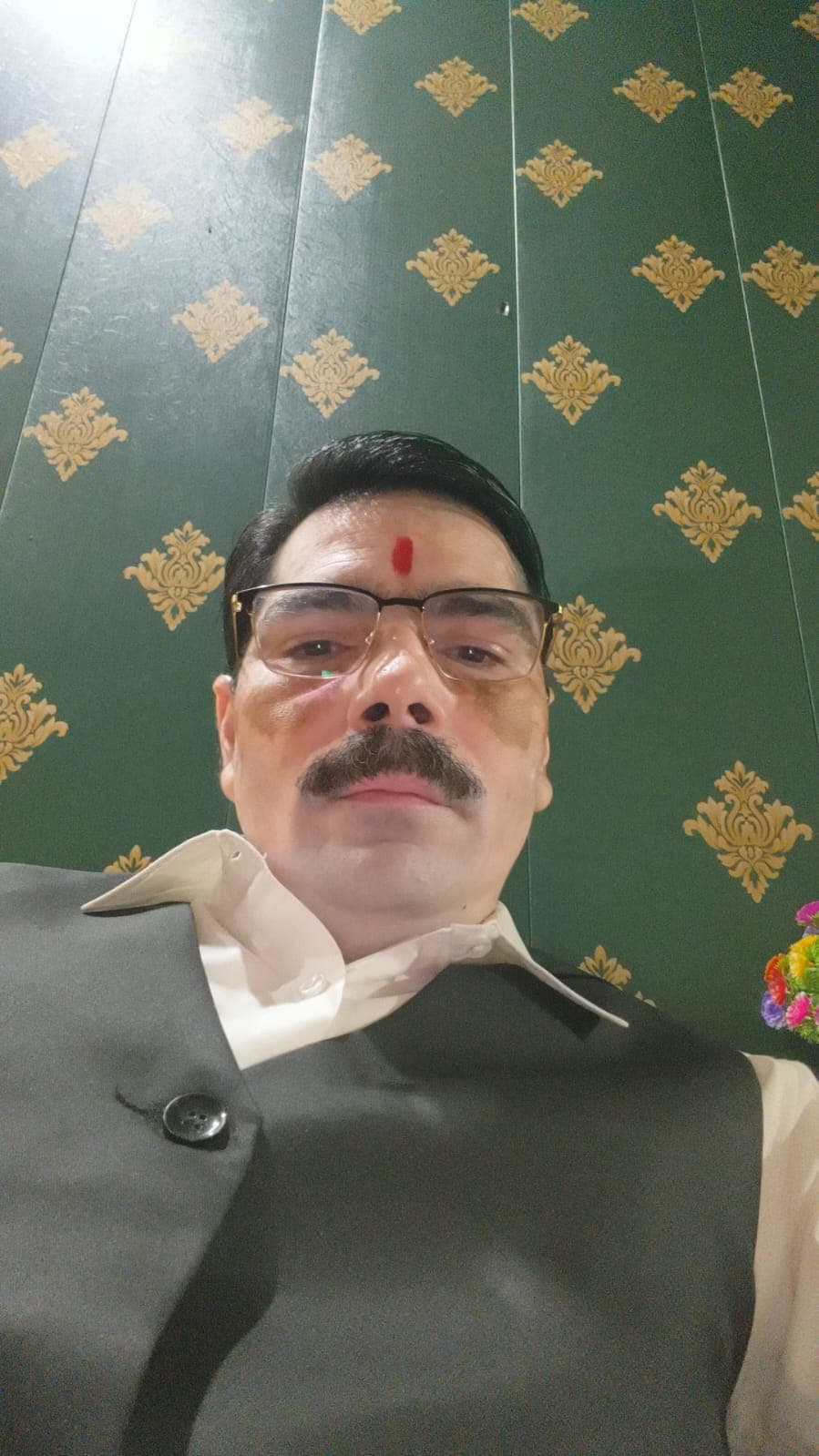 Arbind Kumar Srivastava Traditional Tilak Formal Portrait