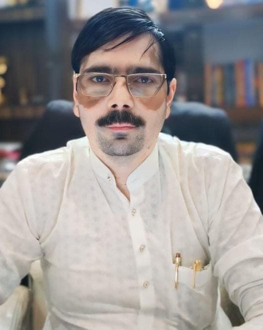 Arbind Kumar Srivastava White Indian Attire Headshot